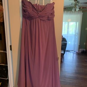 NWT Formal strapless dress. Size 22. Wisteria
